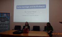 Presentation on Early marriage and its ill effects