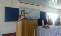 Smti. M. Kharkongor Chairperson hightlighted the salient features of POSCO Act and Guidelines for Police, Doctor & Magistrate